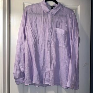 NWT Women’s Express Sheer Gauzy Top Size Large